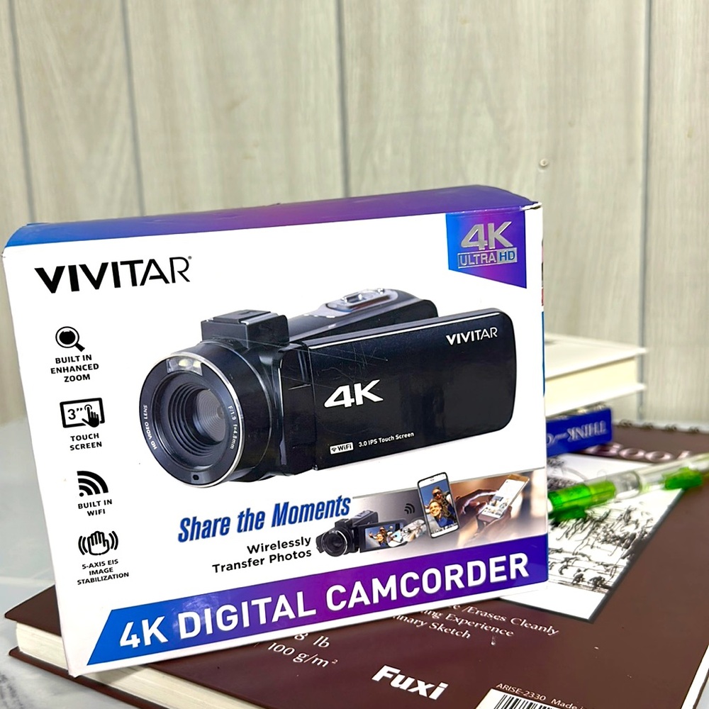 Vivitar 4K digital comcorder made in October 2024 new never used